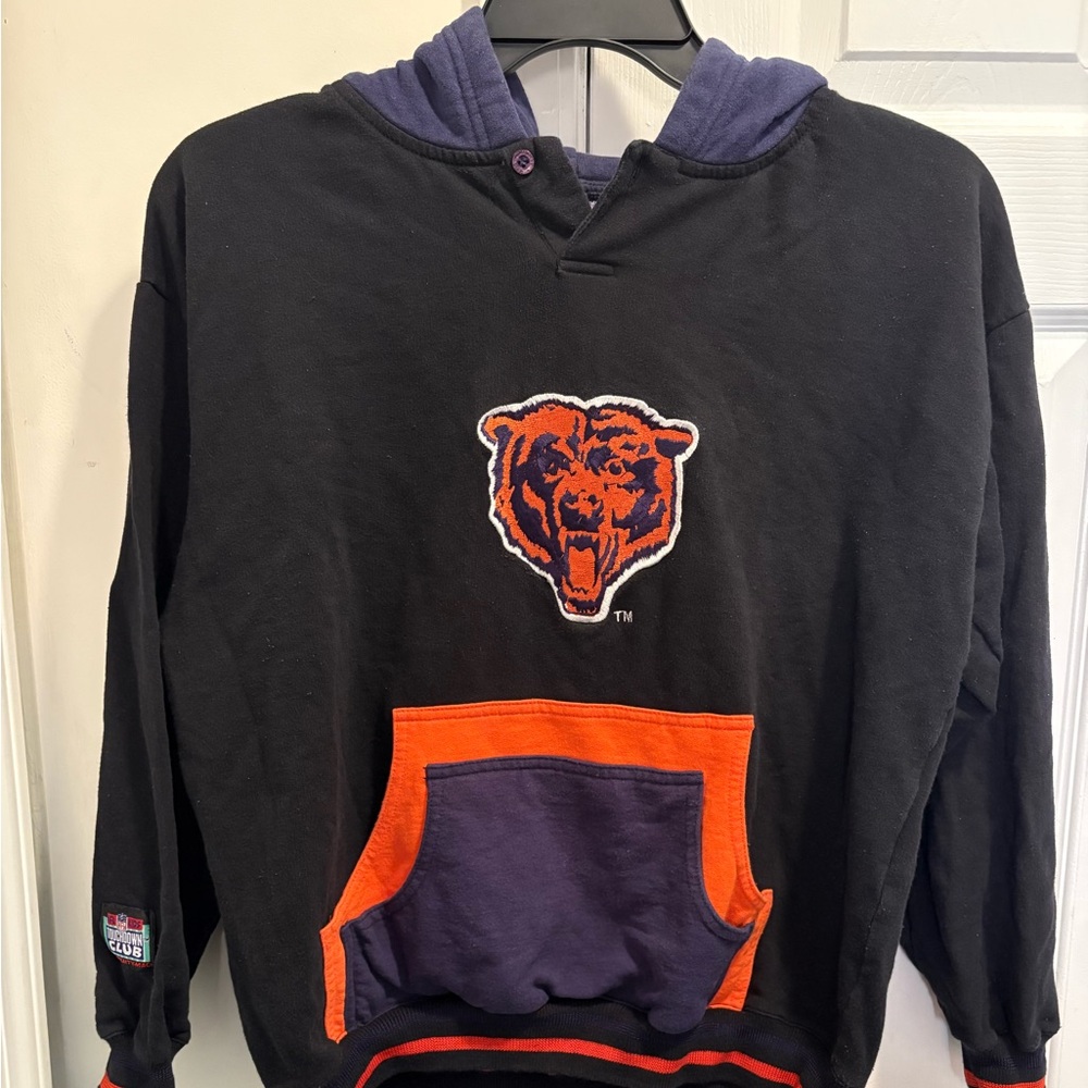Chicago Bears button down NFL kids special edition Graphics Logo Hoodie Sweater